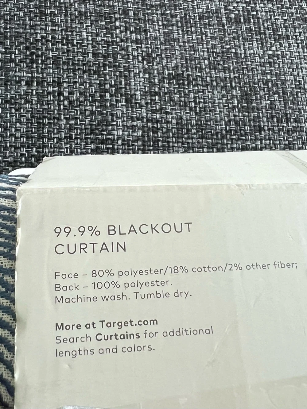 NWT Project 62 Blue Modern Stroke Blackout Curtain Panel 50”x95”